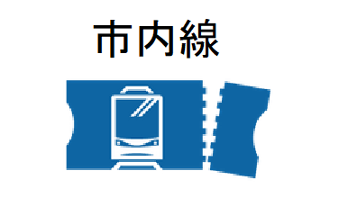 市内線お得なきっぷロゴ